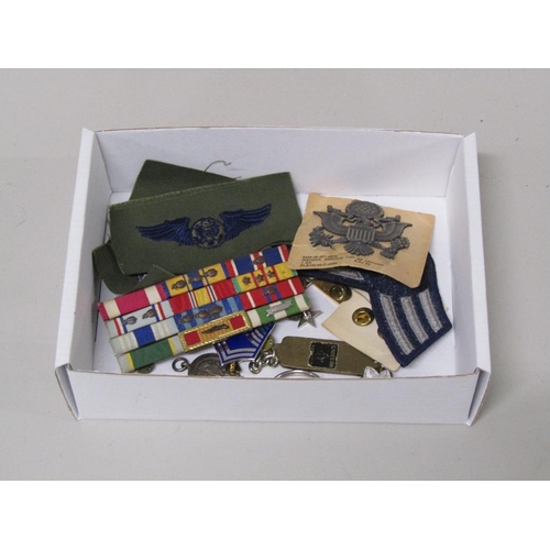 COLL. OF MILITARY RIBBONS, BADGES ETC