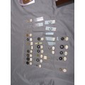MICROSCOPE IN BOX, BOX OF MICROSCOPE SLIDES, SLIDE BOX (EMPTY)