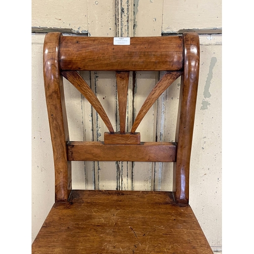 1087 - South Australian chair, showing Biedermeier design