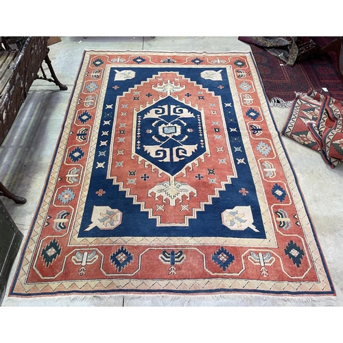 1129 - Hand knotted wool carpet, EX David Jones Galley  approx 2.98m x 2m