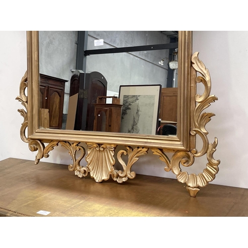 1153 - Antique style gilt surround mirror, approx 159cm H x 106cm W