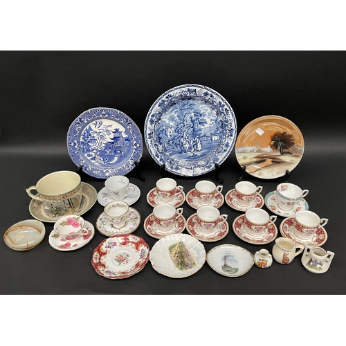 105 - Assortment of antique and vintage china to include cups, saucers, platters etc