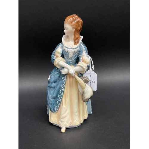 107 - Royal Doulton The Honourable Frances Duncombe, HN3009, 1154/5000, with certificate and box, approx 2... 