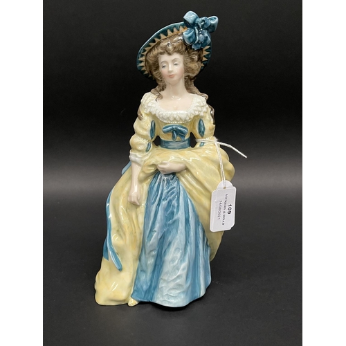 109 - Royal Doulton Sophia Charlotte Lady Sheffield, HN3008, 1034/5000, with certificate and box, approx 2... 