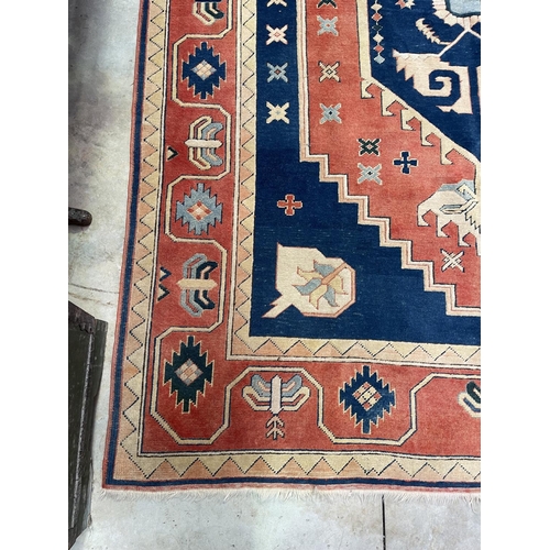 1129 - Hand knotted wool carpet, EX David Jones Galley  approx 2.98m x 2m