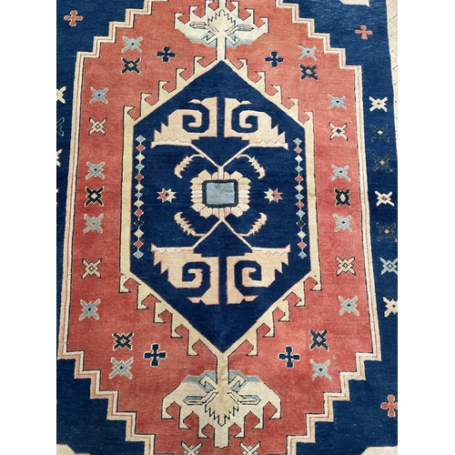 1129 - Hand knotted wool carpet, EX David Jones Galley  approx 2.98m x 2m