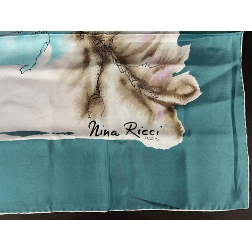 1168 - Nina Ricci Paris silk scarf