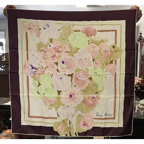 1169 - Nina Ricci Paris silk scarf