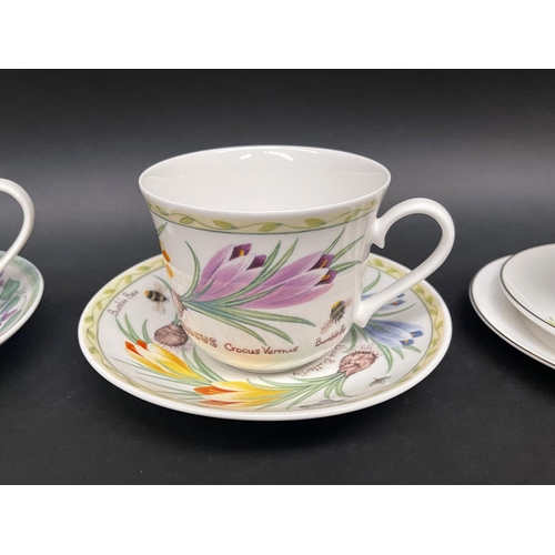 147 - Assortment of cups, saucer and plates along with Breakfast cups and saucers