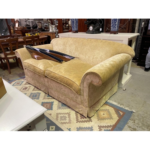 270 - Upholstered three seater couch, approx 192cm W