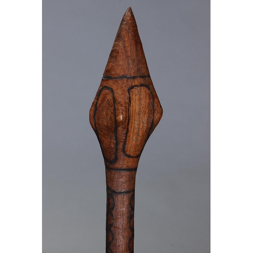 1037 - IMPORTANT BULBOUS CLUB, LAKE CONDAH ABORIGINAL MISSION, VICTORIA, Carved and engraved hardwood (with... 