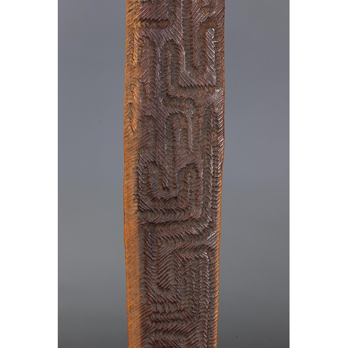 1052 - ABORIGINAL HAIR ADORNMENT, DE GREY RIVER, BROOME, WESTERN AUSTRALIA, Carved and engraved hardwood an... 