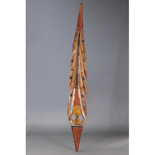 1063 - TIWI CEREMONIAL DANCE WAND, TIWI GROUP, MELVILLE AND BATHURST ISLANDS, NORTHERN TERRITORY, Carved an... 