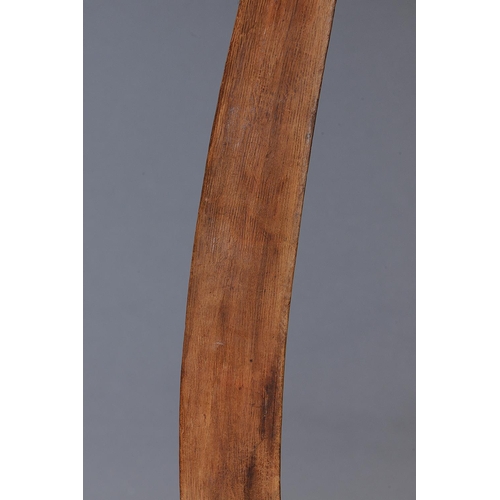 1252 - FINE EARLY LARGE BOOMERANG CLUB, SOUTH LAKE EYRE, SOUTH AUSTRALIA, Carved and engraved hardwood (wit... 