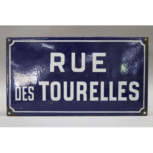 149 - Vintage French enamel street sign 