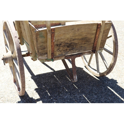 15 - Antique 19th century French rustic produce market cart from the South of France, total approx 95cm H... 