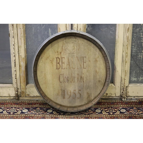 237 - Vintage French wooden barrel frontage 