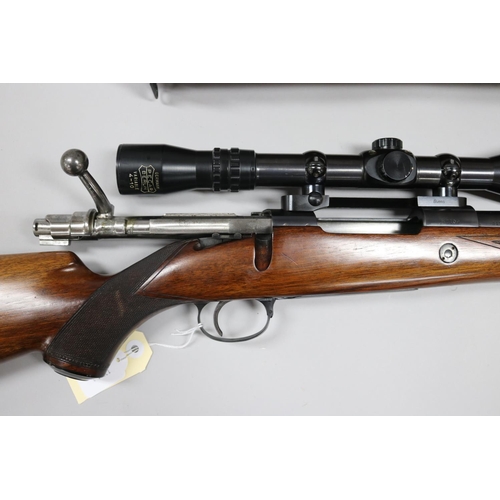 22 - Good quality Belgian FN (Browning) bolt action repeating rifle in .243 calibre. Mauser M98 action. H... 