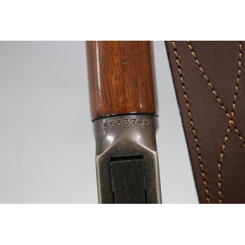 25 - Winchester Model 94 lever action repeating rifle in 30-30 calibre. Full length magazine, approx 49cm... 