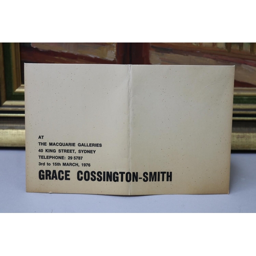 58 - Grace Cossington Smith (1892-1984) Australia, At Hunters Hill, 1944, oil on board, signed lower left... 