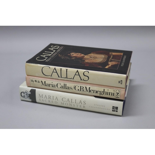 56 - Three biographical books on Greek-American Soprano Maria Callas OMRI (3)