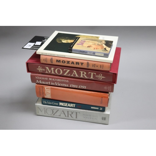 94 - Various books on Austrian composer Mozart (8)