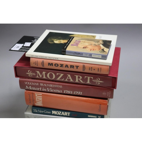 94 - Various books on Austrian composer Mozart (8)