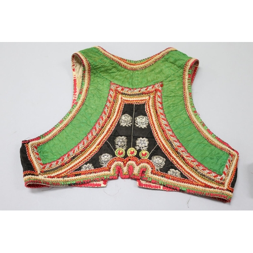 86 - Two vests, from American Museum - very old examples, Gorgeous textiles and details (2)