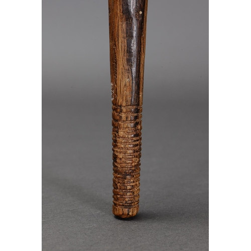 1081 - EARLY CLUB, CONDAH LAKES, VICTORIA. Carved and engraved hardwood. Approx L54 x 6cm. PROVENANCE Colle... 