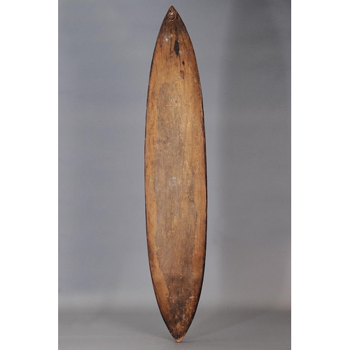 1113 - GOPE ANCESTRAL BOARD, PAPUAN GULF, PAPUA NEW GUINEA. Carved and engraved wood and natural pigments. ... 