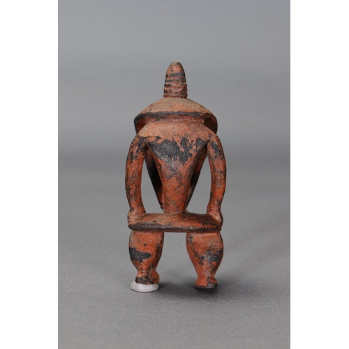 1131 - SEPIK FIGURE, PAPUA NEW GUINEA. Carved and engraved wood with natural pigments. Approx L14 x 6.5cm. ... 