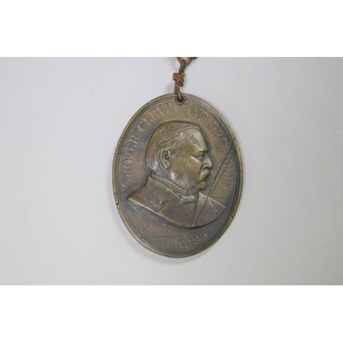 1183 - Antique (1789) George Washington Indian Peace U.S. Medal. Largest Size, 76 mm. First Reverse Restrik... 