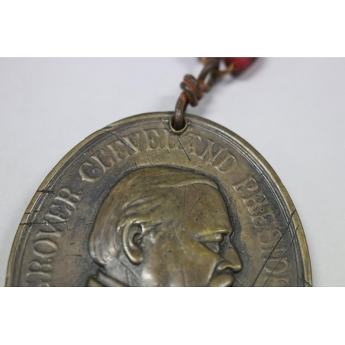 1183 - Antique (1789) George Washington Indian Peace U.S. Medal. Largest Size, 76 mm. First Reverse Restrik... 