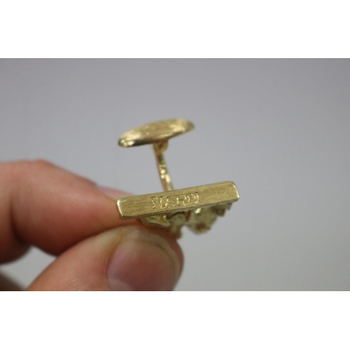 161 - Pair of Nardi 18ct gold Venetian winged lion of St. Mark cufflinks, approx 20 grams, approx 2.2cm W ... 