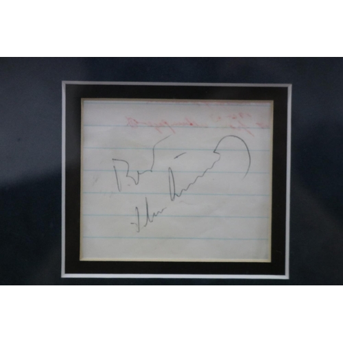 196 - John Fitzgerald Kennedy (May 29, 1917 - November 22, 1963) Signed piece of lined office paper, shado... 