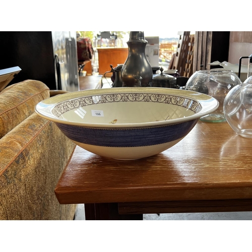 106 - Large Modern Wedgwood Sarah's Garden bowl