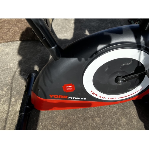 71 - York fitness YBRAC - 120 power cycle (touch pad) as new