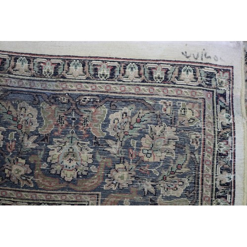 235 - Fine quality Pakistan Isfahan hand knotted carpet, silk on cotton, with certificate (in office), app... 