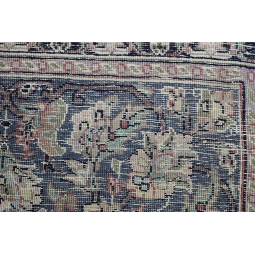 235 - Fine quality Pakistan Isfahan hand knotted carpet, silk on cotton, with certificate (in office), app... 