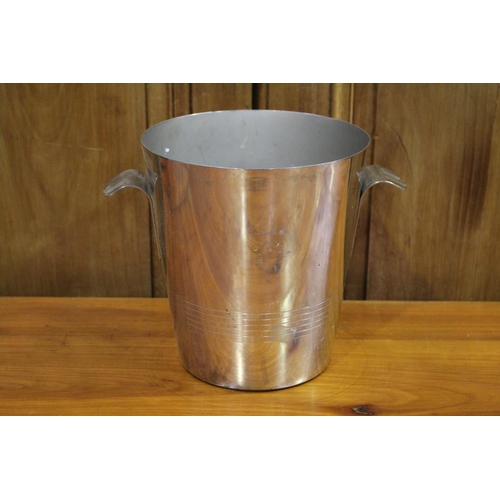 27 - Vintage French champagne bucket, approx 20cm H x 19cm Dia