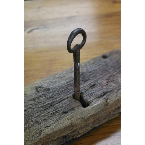 73 - Antique 18th century French lock and key