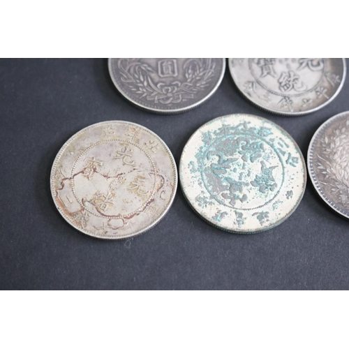 309 - Five Chinese silver coins (5)