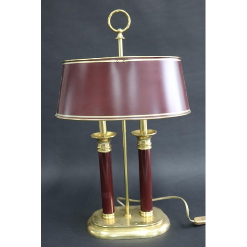 490 - Modern French briolette lamp, unknown working condition, European wiring, approx 55cm H x 33cm W