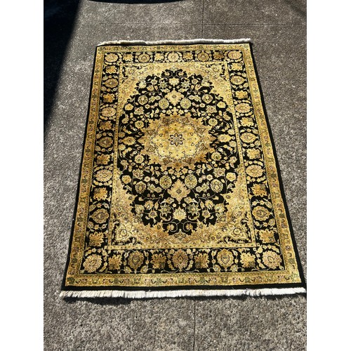 1104 - Good Indian Nain hand knotted wool carpet, approx 181cm x 121cm