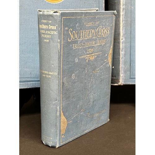48 - Four books - Story of The Southern Cross Trans-Pacific Flight, 1928 by C.E Kingsford-Smith and C.T.P... 