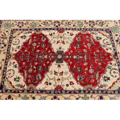 167 - Handknotted pure wool Afghan Kazak carpet, approx 197cm x 146cm
