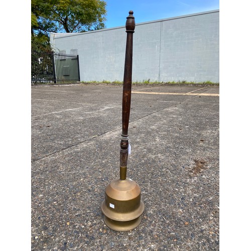 261 - Antique 19th century plunger, approx 85cm H