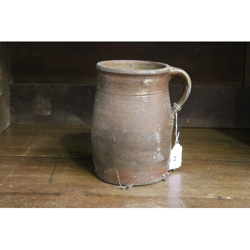 11 - French stoneware jug, approx 18cm H