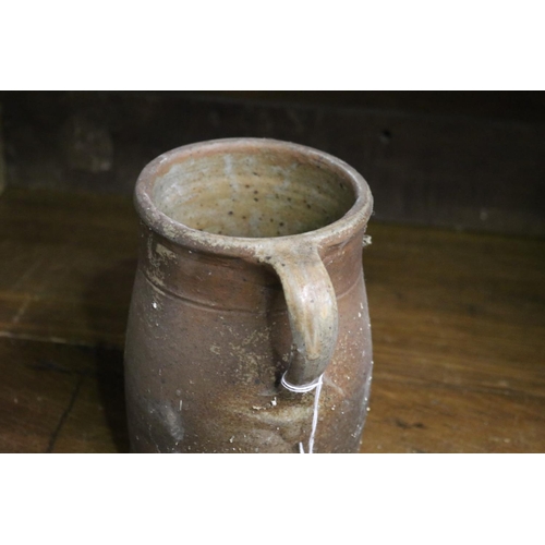 11 - French stoneware jug, approx 18cm H