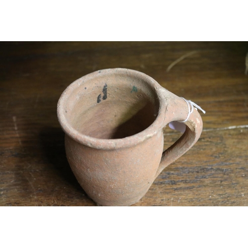 18 - French stoneware jug, approx 13cm H